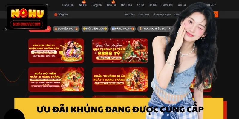 Những ưu đãi lớn đang được NOHU90 triển khai